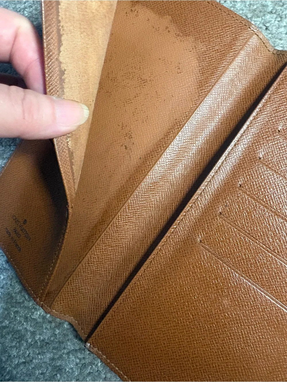 Authentic Louis Vuitton monogram long bifold wallet